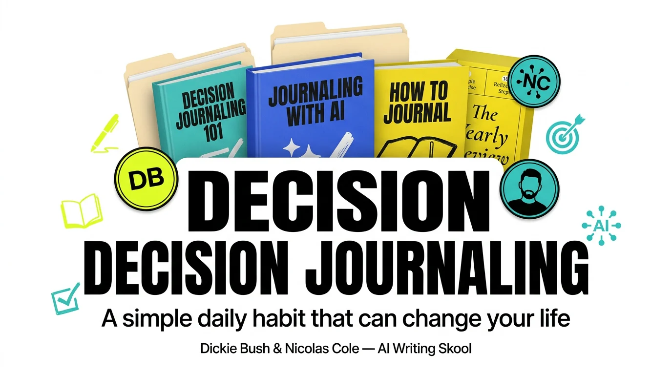 Dickie Bush, Nicolas Cole - Decision Journaling + AI Writing Skool